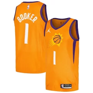 Devin Booker Phoenix Suns Jordan Brand Swingman Player Jersey Statement Splendide Edition Orange
