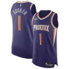 Devin Booker Phoenix Suns Nike Élégant Authentic Jersey Association Edition Purple