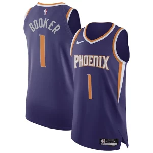 Devin Booker Phoenix Suns Nike Élégant Authentic Jersey Association Edition Purple