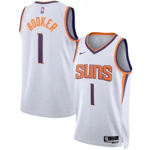 Devin Booker Phoenix Suns Nike Unisex Swingman Jersey Distingué Association Edition White/Purple