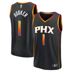 Devin Booker Phoenix Unique Suns Fast Break Replica Player Jersey Statement Edition Black