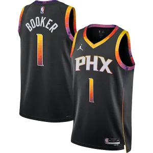 Devin Stylish Booker Phoenix Suns Jordan Brand Unisex Swingman Jersey Statement Edition Black