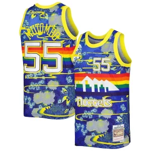 Dikembe Mutombo Denver Haut de gamme Nuggets Hardwood Classics Lunar New Year Swingman Jersey Blue