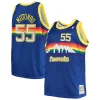 Dikembe Mutombo Denver Nuggets 1991/92 Big & Tall Hardwood Captivant Classics Swingman Jersey Royal