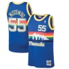 Dikembe Mutombo Refiné Denver Nuggets 1991/92 Hardwood Classics Swingman Jersey Blue