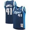 Dirk Nowitzki Dallas Bold Mavericks 2011/12 Hardwood Classics Swingman Jersey Navy