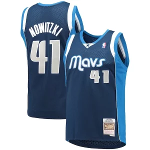 Dirk Nowitzki Dallas Bold Mavericks 2011/12 Hardwood Classics Swingman Jersey Navy