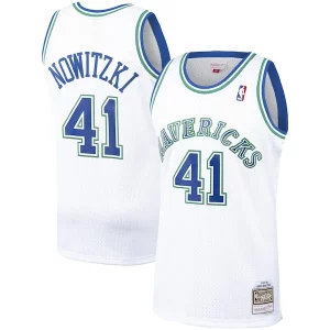 Dirk Nowitzki Dallas Incontournable Mavericks 1998/99 Hardwood Classics Swingman Jersey White
