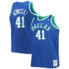 Dirk Refiné Nowitzki Dallas Mavericks Big & Tall 1998/99 Hardwood Classics Swingman Jersey Blue