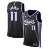 Domantas Sabonis Sacramento Gracieux Kings Nike Unisex Swingman Player Jersey Icon Edition Black