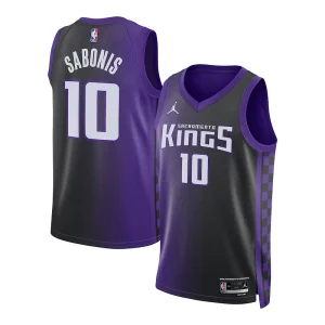 Domantas Sabonis Sacramento Kings Jordan Brand Unisex Swingman Jersey Statement Edition Purple Prime