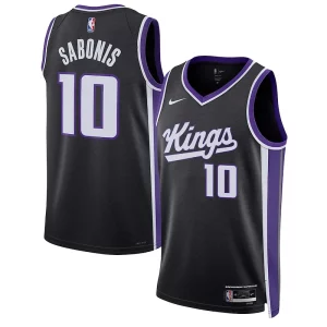 Domantas Sabonis Sacramento Kings Personalisable Nike Unisex Swingman Jersey Association Edition Black