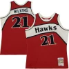 Dominique Wilkins Atlanta Exceptionnel Hawks 1986/87 Hardwood Classics Off Court Swingman Jersey Red