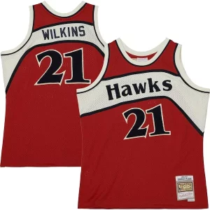 Dominique Wilkins Atlanta Exceptionnel Hawks 1986/87 Hardwood Classics Off Court Swingman Jersey Red