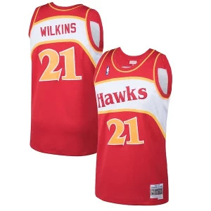 Dominique Wilkins Atlanta Hawks 1986/87 Hardwood Classics Swingman Jersey Incontournable Red