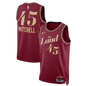 Donovan Captivant Mitchell Cleveland Cavaliers Nike Unisex 2023/24 Swingman Jersey Wine City Edition