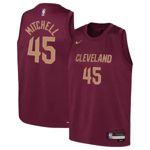 Donovan Luxueux Mitchell Cleveland Cavaliers Nike Youth Swingman Jersey Icon Edition Wine