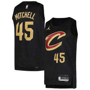 Donovan Mitchell Cleveland Cavaliers Jordan Brand Swingman Player Jersey Statement Edition Sophistiqué Black