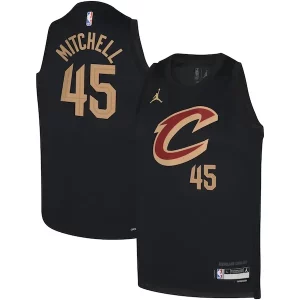 Donovan Mitchell Cleveland Cavaliers Jordan Brand Youth Swingman Jersey Statement Stylish Black
