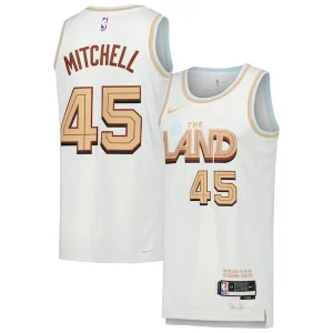 Donovan Mitchell Cleveland Cavaliers Nike Swingman Player Jersey City Edition White Premium