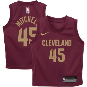 Donovan Mitchell Cleveland Cavaliers Nike Toddler Swingman Captivant Player Jersey Icon Edition Wine