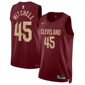 Donovan Mitchell Cleveland Cavaliers Nike Unisex Swingman Notable Jersey Icon Edition Wine/White