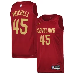 Donovan Mitchell Incontournable Cleveland Cavaliers Nike Swingman Player Jersey Icon Edition Wine