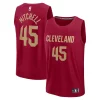 Donovan Mitchell Cleveland Cavaliers Youth Fast Break Gracieux Replica Player Jersey Icon Edition Wine