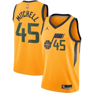 Donovan Mitchell Utah Jazz Jordan Brand 2020/21 Swingman Jersey Statement Edition Gold Charming