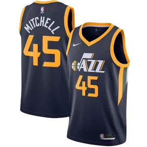 Donovan Mitchell Utah Jazz Nike 2020/21 Distingué Swingman Jersey Navy Icon Edition