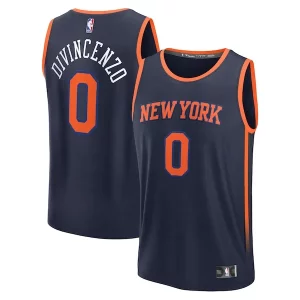 Donte DiVincenzo New York Knicks Fast Break Replica Player Jersey Statement Edition Moderne Navy