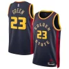 Draymond Green Golden Dashing State Warriors Nike Unisex 2024/25 Swingman Player Jersey City Edition Navy