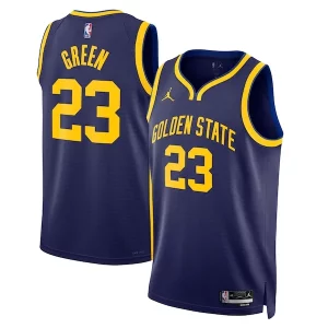 Draymond Green Golden State Warriors Jordan Brand Haut de gamme Unisex Swingman Jersey Statement Edition Navy