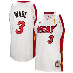 Dwyane Wade Commémoratif Miami Heat 2005 06 Authentic Player Jersey White