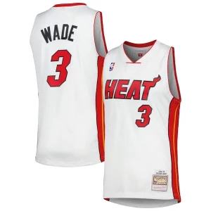 Dwyane Wade Miami Heat 2001/02 Hardwood Exclusif Classics Swingman Jersey White