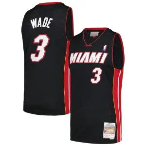 Dwyane Wade Miami Heat 2012/13 Hardwood Classics Swingman Jersey Black Charming
