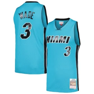 Dwyane Wade Miami Heat Hardwood Classics Bold 2005/06 Tropical Swingman Jersey Blue