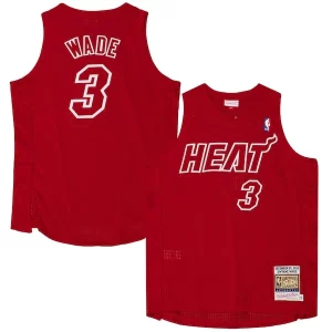 Dwyane Wade Miami Heat Premium 2012 Authentic Player Jersey Scarlet