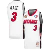 Dwyane Wade Miami Heat Unisex Hall Magnifique of Fame Class of 2023 Throwback Swingman Jersey White