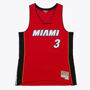 Dwyane Wade Miami Heat Women's 2005/06 Hardwood Classics Swingman Tendance Jersey Red