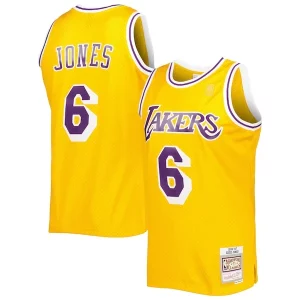 Eddie Jones Los Angeles Lakers 1996/97 Hardwood Classics Swingman Jersey Stylish Gold