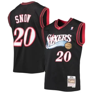 Eric Admirable Snow Philadelphia 76ers 2000/01 Hardwood Classics Swingman Jersey Black