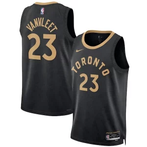 Fred Authentique VanVleet Toronto Raptors Nike Unisex 2022/23 Swingman Jersey City Edition Black