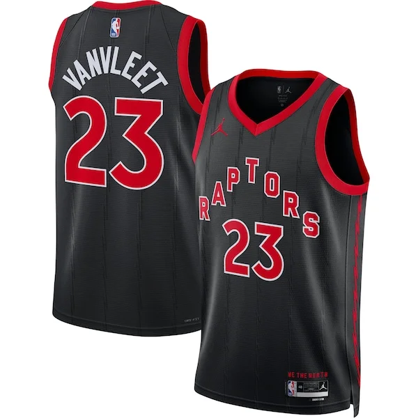 Fred VanVleet Toronto Raptors Personalisable Jordan Brand Unisex Swingman Jersey Statement Edition Black