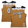 Gilbert Arenas Washington Wizards 2006/07 Dashing Hardwood Classics Swingman Jersey Gold