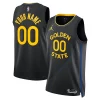 Golden State Gracieux Warriors Jordan Brand Unisex 2024/25 Custom Swingman Jersey Statement Edition Black