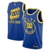 Golden State Warriors Nike 2020/21 Hardwood Classics Swingman Custom Charming Jersey Blue