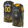 Golden State Warriors Nike Unisex 2022/23 Swingman Custom Jersey City Bold Edition Black