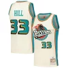 Grant Hill Detroit Authentique Pistons Chainstitch Swingman Jersey Cream