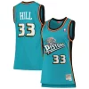 Grant Hill Detroit Pistons Women's 1998/99 Hardwood Classics Swingman Jersey Teal Commémoratif